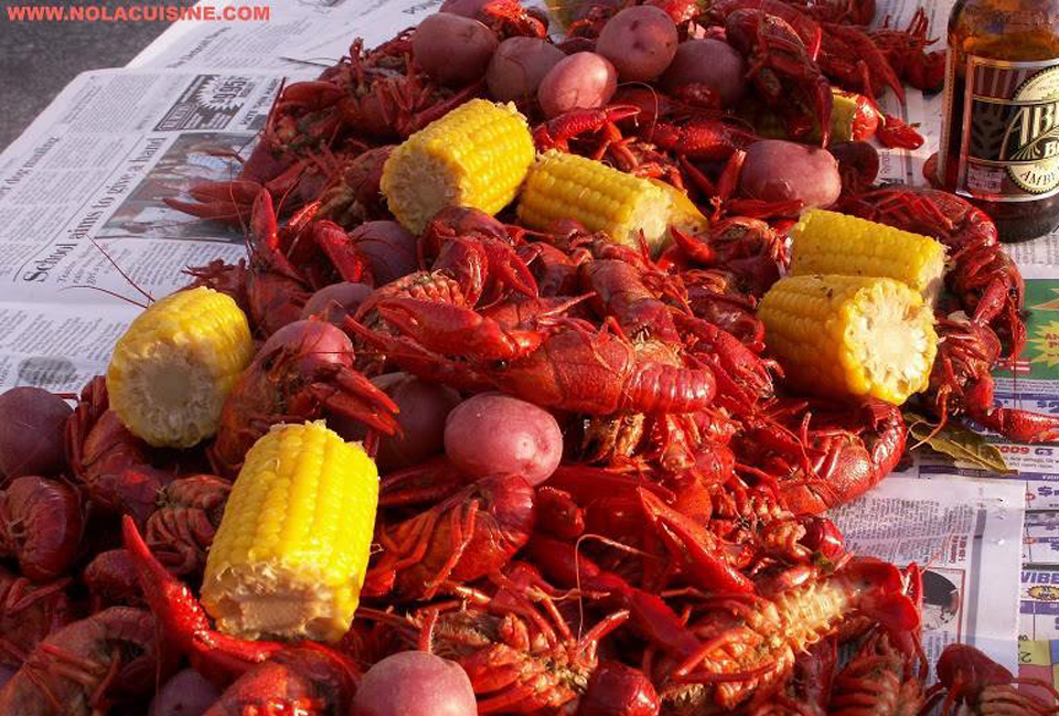 Crawfish boils and festivals